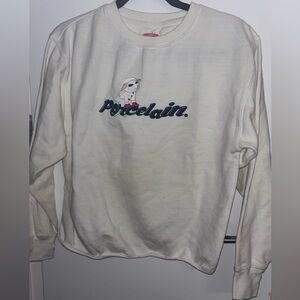 Porcelain Lamb Chop Crew Neck Sweater 🐑